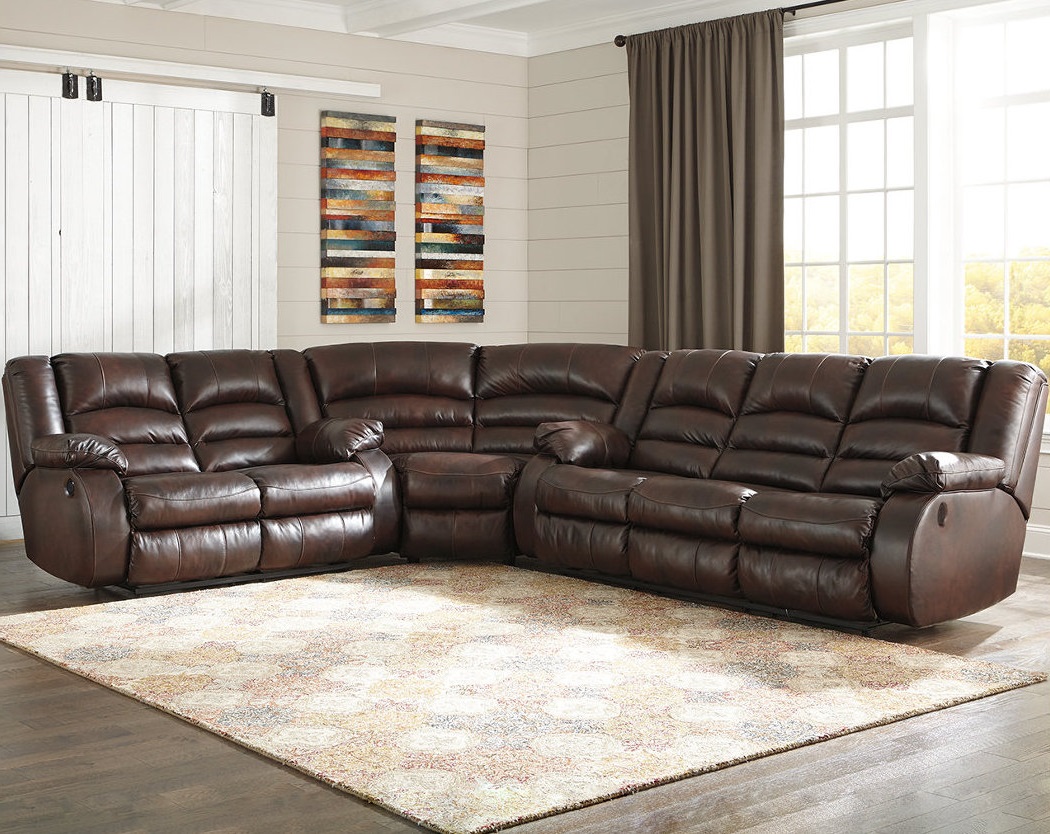 Carlisle Recliner 3 Piece Sectional Pic 3